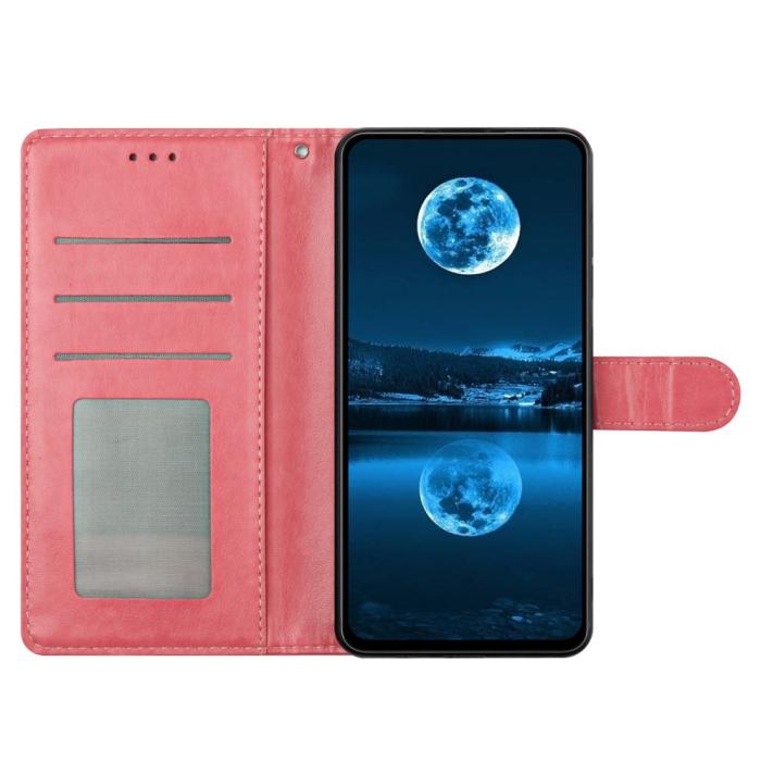 Bild 3,  Xiaomi Redmi Note 14 5G Plånboksfodral Läder Rosa - Teknikhallen.se