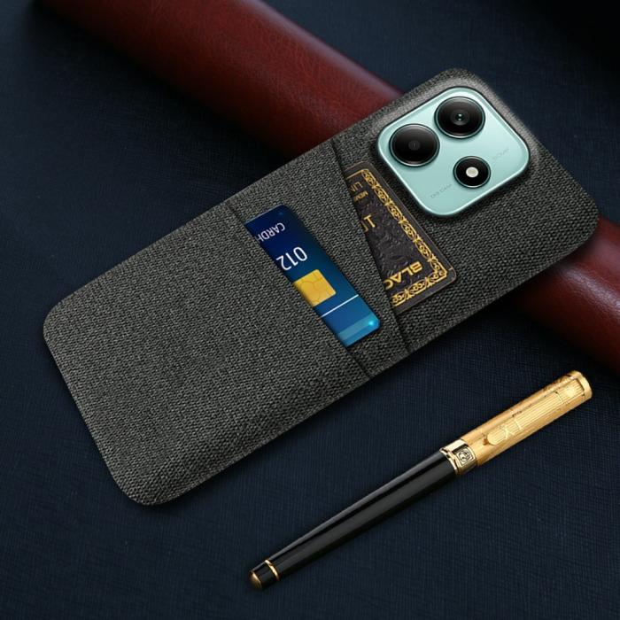 Bild 5,  Xiaomi Redmi Note 14 5G Skal Med Kortfack Tygbelagt Svart - Teknikhallen.se