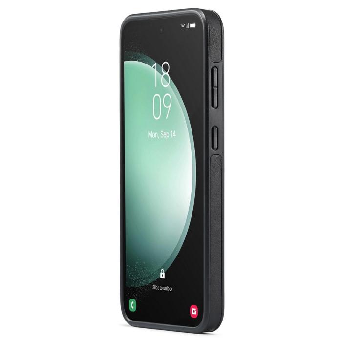 Bild 2, DG.MING DG.MING Samsung Galaxy S25 Skal Läderbelagt Svart - Teknikhallen.se