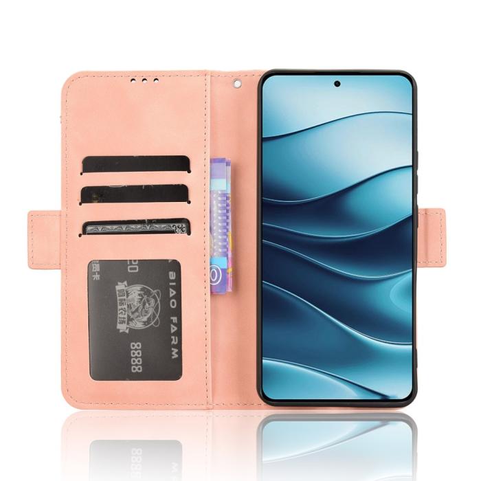 Bild 3,  Xiaomi Redmi Note 14 5G Fodral Med Avtagbart Kortfack Rosa - Teknikhallen.se
