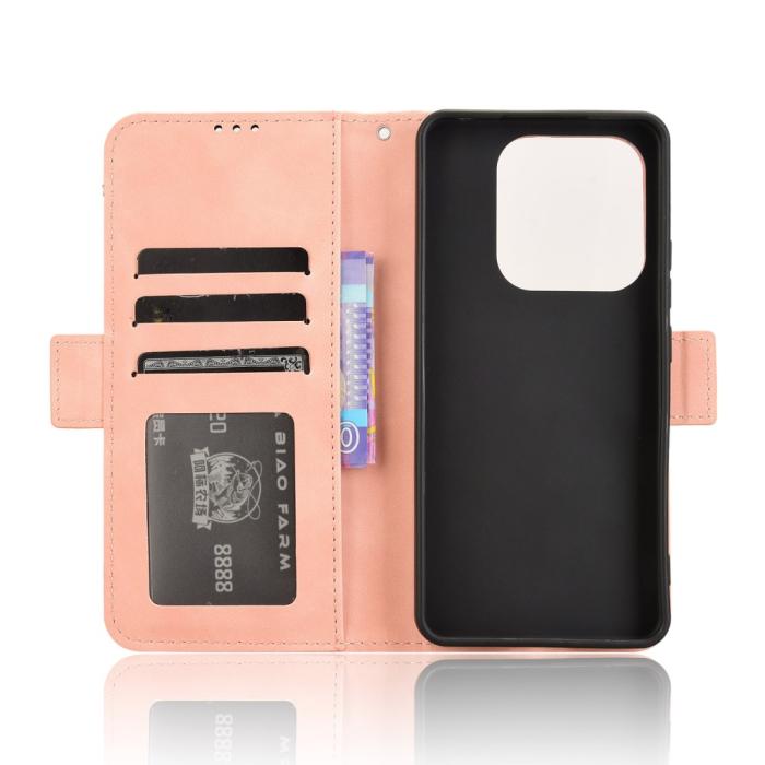 Bild 5,  Xiaomi Redmi Note 14 5G Fodral Med Avtagbart Kortfack Rosa - Teknikhallen.se