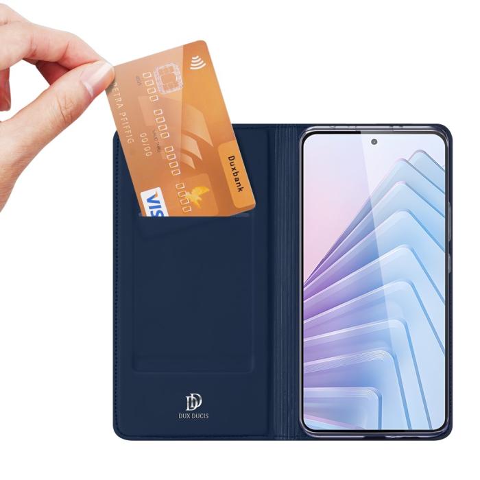 Bild 2, DUX DUCIS DUX DUCIS Xiaomi Redmi Note 14 5G Fodral Skin Pro Blå - Teknikhallen.se