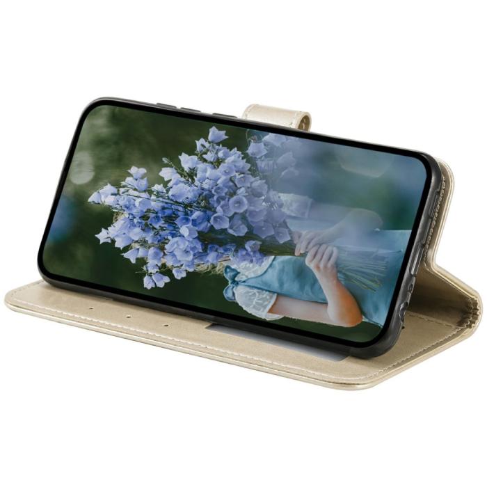 Bild 3,  Xiaomi Redmi Note 14 5G Fodral Mandala Läder Guld - Teknikhallen.se
