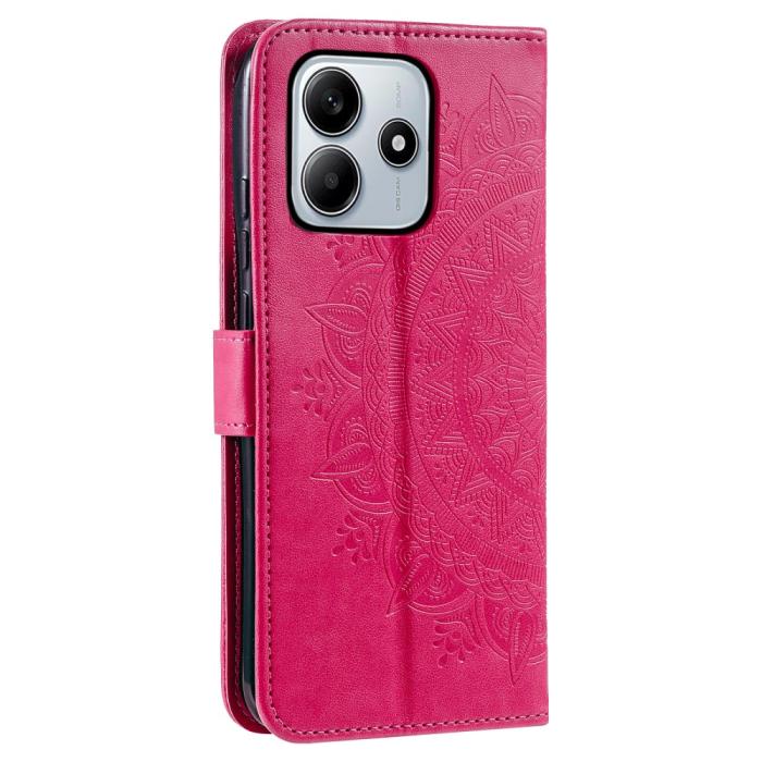 Bild 6,  Xiaomi Redmi Note 14 5G Fodral Mandala Läder Rosa - Teknikhallen.se