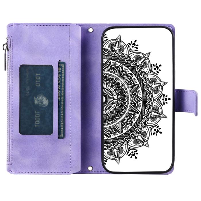 Bild 3,  Xiaomi Redmi Note 14 5G Fodral Mandala Läder Lila - Teknikhallen.se