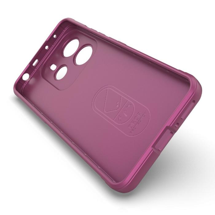 Bild 3,  Xiaomi Redmi Note 14 5G Skal Magic Shield Vinröd - Teknikhallen.se