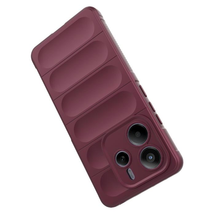 Bild 4,  Xiaomi Redmi Note 14 5G Skal Magic Shield Vinröd - Teknikhallen.se