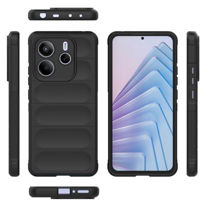 Bild 6,  Xiaomi Redmi Note 14 5G Skal Magic Shield Svart - Teknikhallen.se