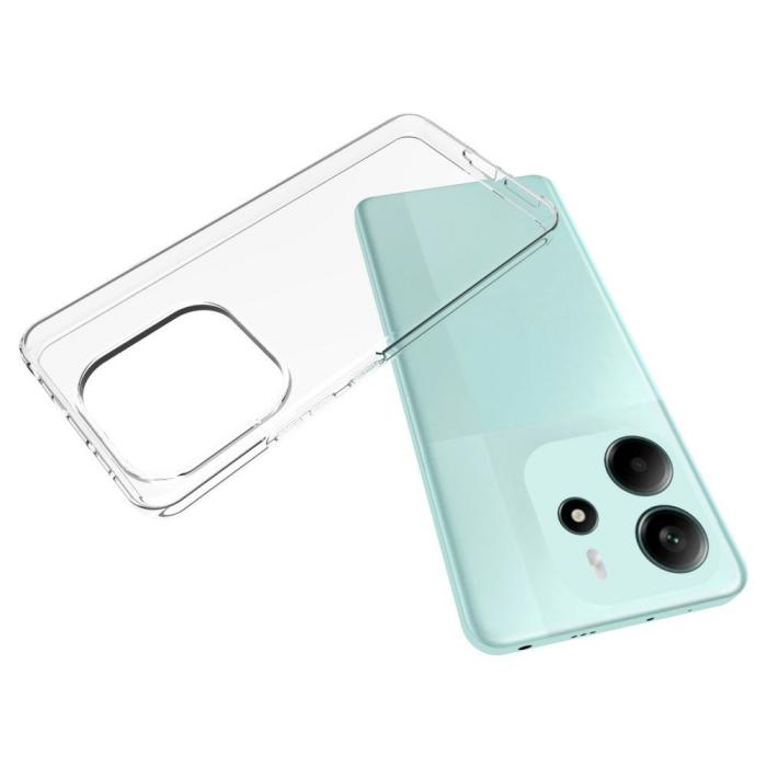 Bild 2,  Xiaomi Redmi Note 14 4G Skal TPU Transparent - Teknikhallen.se