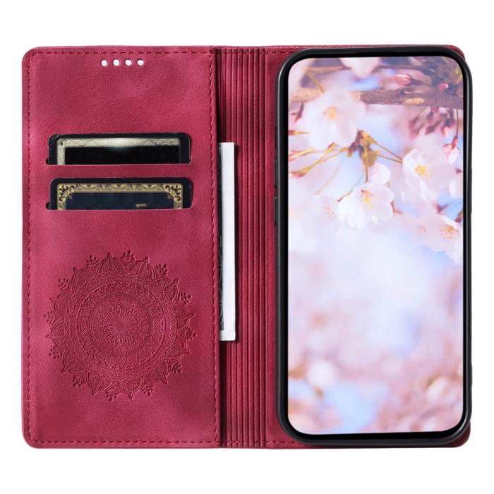 Bild 2,  Xiaomi Redmi Note 14 4G Fodral Flip Mandala Läder Rosa - Teknikhallen.se