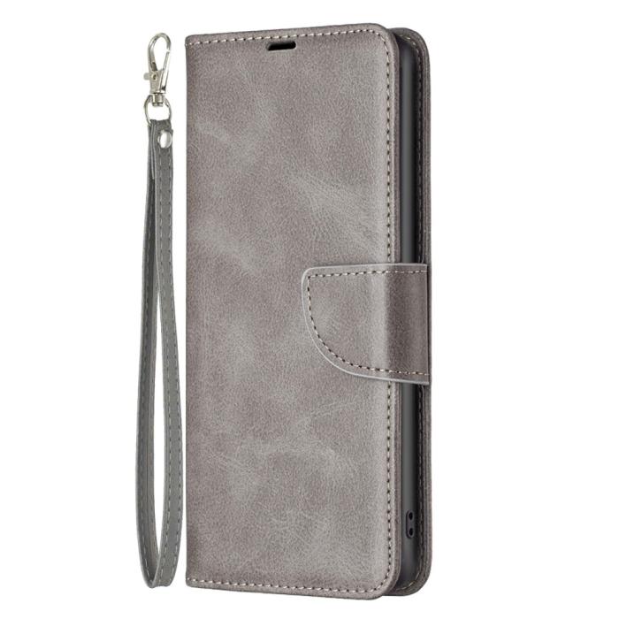 Bild 4,  Xiaomi Redmi Note 14 4G Fodral Läder Solid Shark Grå - Teknikhallen.se