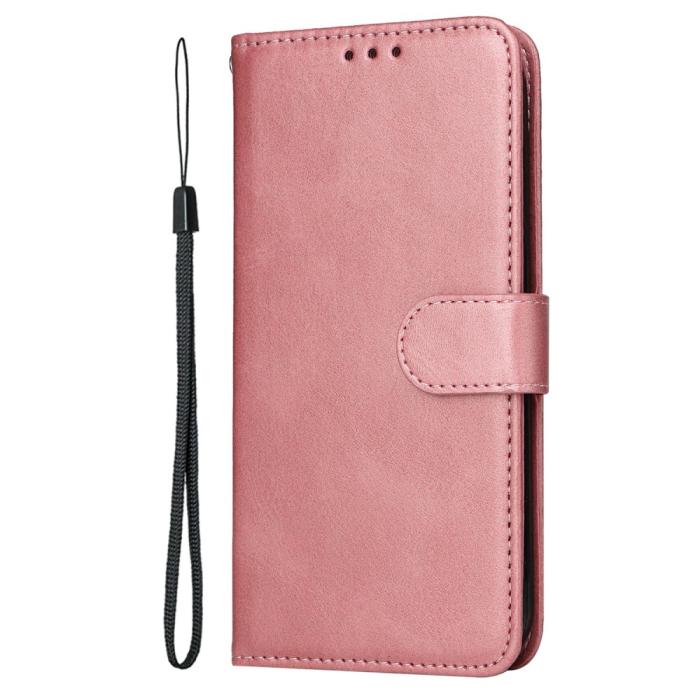 Bild 6,  Xiaomi Redmi Note 14 4G Fodral Läder Folio Roséguld - Teknikhallen.se