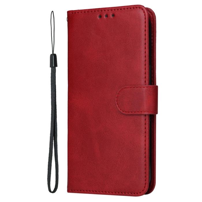 Bild 6,  Xiaomi Redmi Note 14 4G Fodral Läder Folio Röd - Teknikhallen.se
