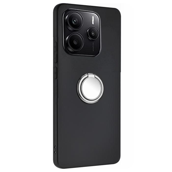 Bild 2,  Xiaomi Redmi Note 14 4G Skal Ring Svart / Silver - Teknikhallen.se