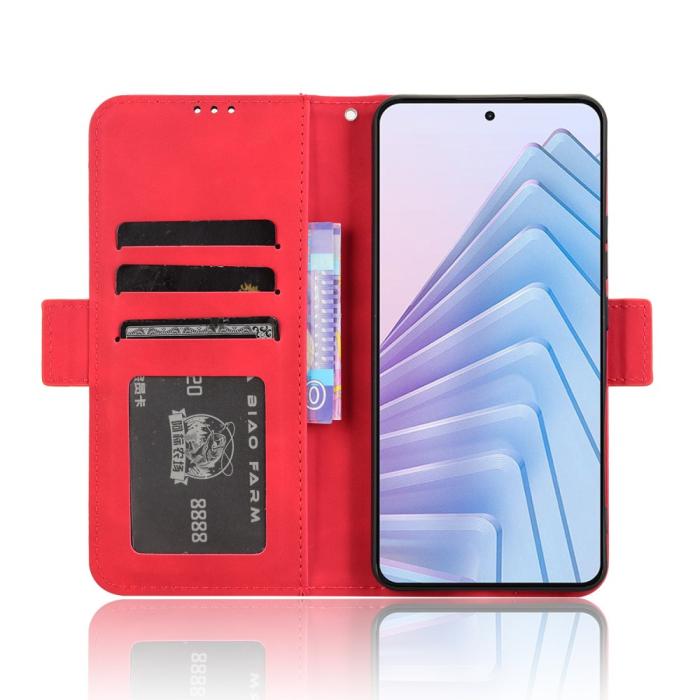 Bild 3,  Xiaomi Redmi Note 14 4G Fodral Med Avtagbart Kortfack Röd - Teknikhallen.se