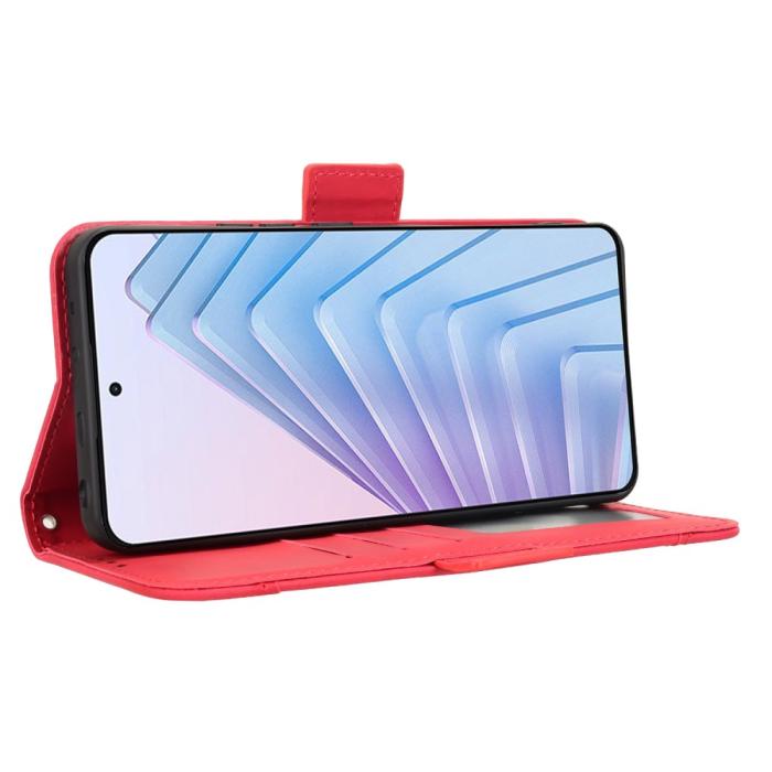 Bild 4,  Xiaomi Redmi Note 14 4G Fodral Med Avtagbart Kortfack Röd - Teknikhallen.se