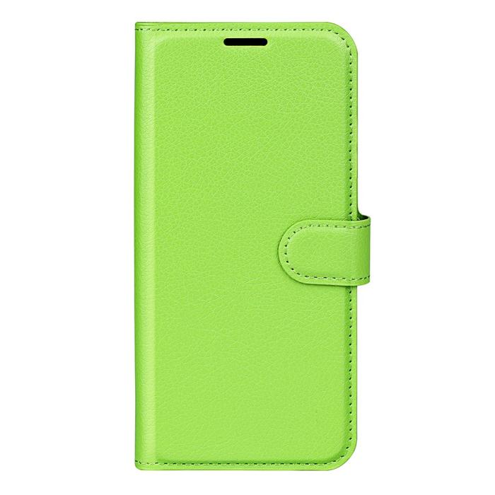 Bild 5,  Xiaomi Redmi Note 14 4G Fodral Litchi Läder Grön - Teknikhallen.se