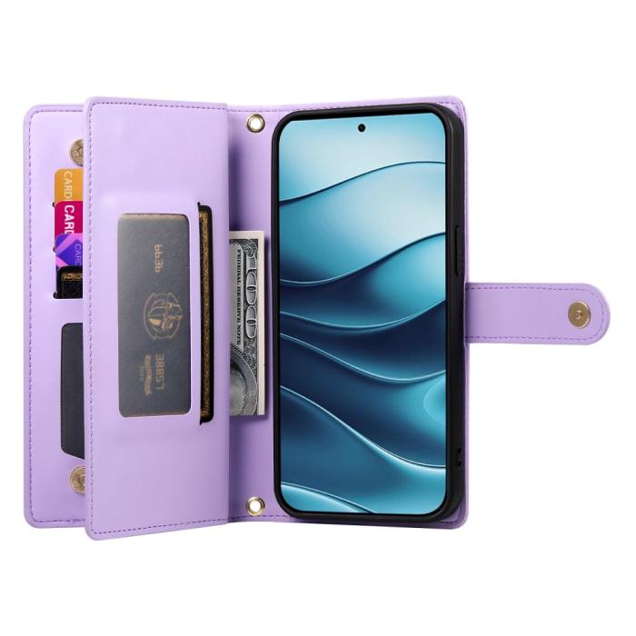 Bild 2,  Xiaomi Redmi Note 14 4G Fodral Multifunktionell Lila - Teknikhallen.se