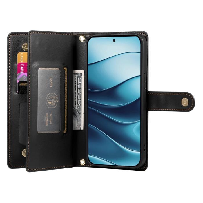 Bild 2,  Xiaomi Redmi Note 14 4G Fodral Multifunktionell Svart - Teknikhallen.se