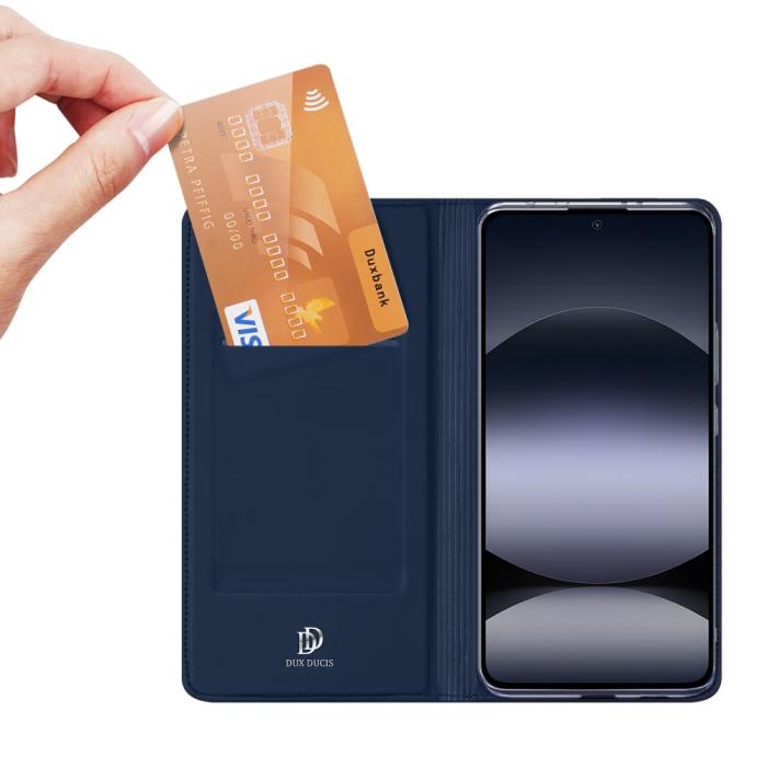Bild 2, DUX DUCIS DUX DUCIS Xiaomi Redmi Note 14 4G Fodral Skin Pro Blå - Teknikhallen.se