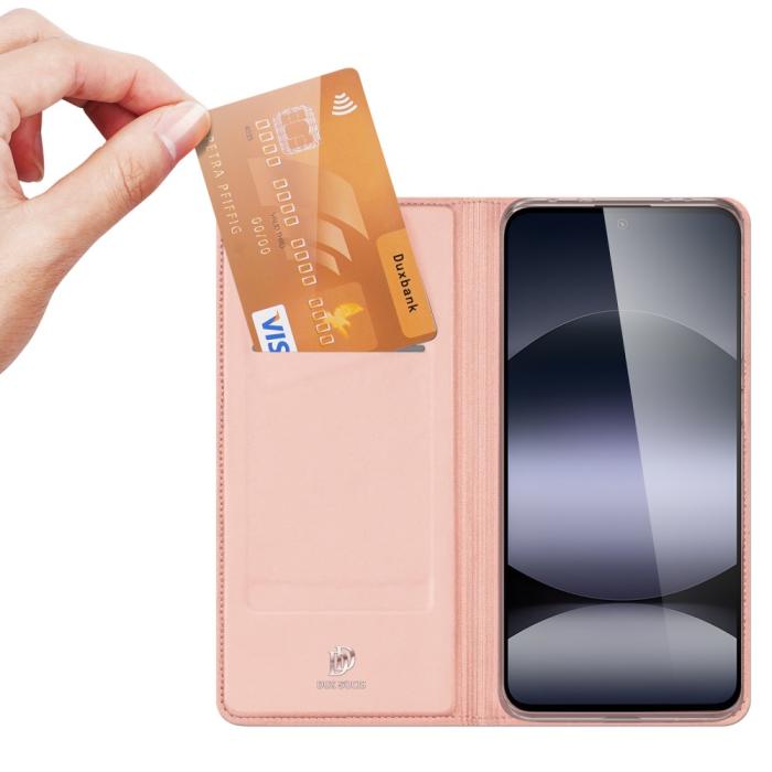 Bild 2, DUX DUCIS DUX DUCIS Xiaomi Redmi Note 14 4G Fodral Skin Pro Roséguld - Teknikhallen.se