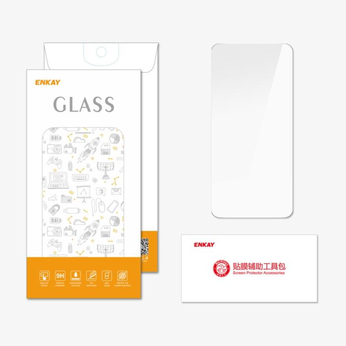 Bild 6, ENKAY ENKAY Redmi Note 14 5G/4G Skärmskydd Härdat Glas - Teknikhallen.se