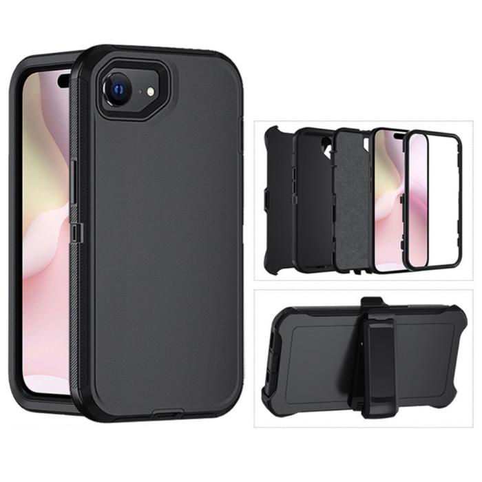 Bild 2,  iPhone 17e/16e Skal Extreme Shockproof Hybrid Svart/Orange - Teknikhallen.se