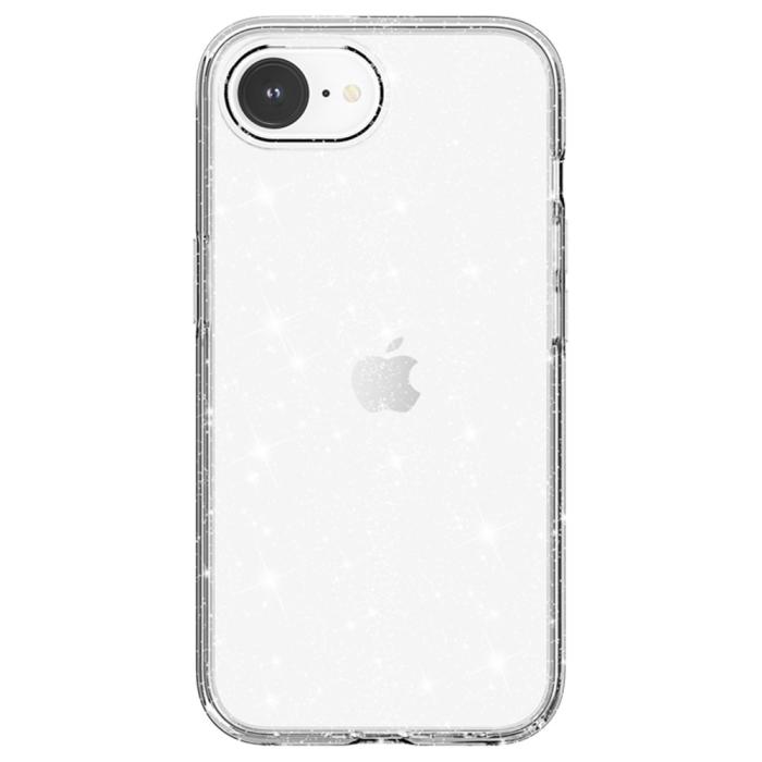 Bild 3,  iPhone 17e / 16e Skal Glitter Shockproof Transparent - Teknikhallen.se