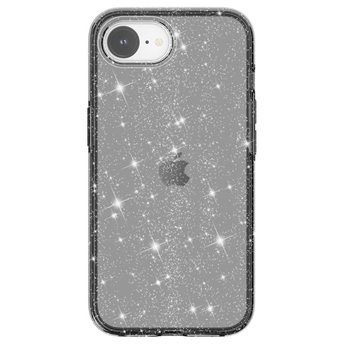 Bild 3,  iPhone 17e / 16e Skal Glitter Shockproof Svart - Teknikhallen.se