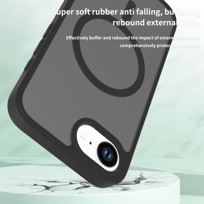Bild 5,  iPhone 17e / 16e Skal MagSafe Skin Touch Svart - Teknikhallen.se
