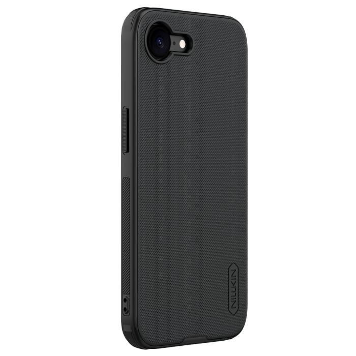 Bild 3, NILLKIN NILLKIN iPhone 17e / 16e Skal Frosted Shield Svart - Teknikhallen.se