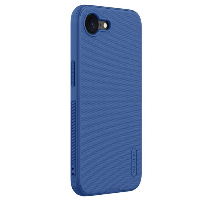 Bild 3, NILLKIN NILLKIN iPhone 17e / 16e Skal Frosted Shield Blå - Teknikhallen.se