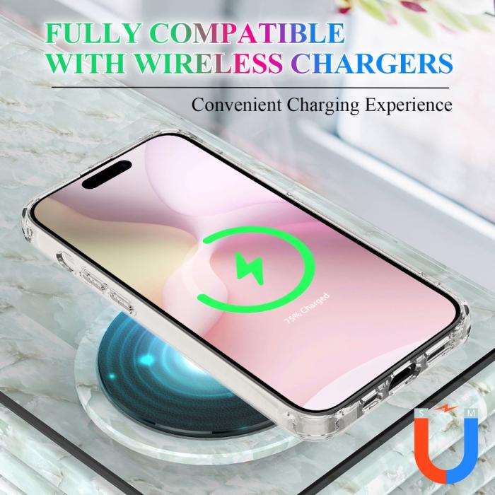 Bild 2,  iPhone 17e / 16e Skal MagSafe TPU / Akryl Transparent - Teknikhallen.se