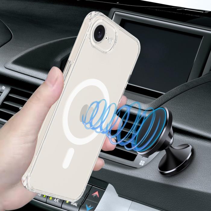 Bild 6,  iPhone 17e / 16e Skal MagSafe TPU / Akryl Transparent - Teknikhallen.se