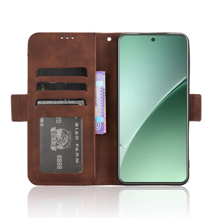 Bild 3,  Xiaomi 15 Fodral Med Avtagbart Kortfodral Brun - Teknikhallen.se