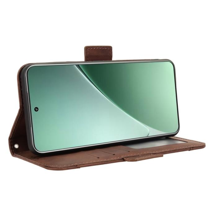 Bild 4,  Xiaomi 15 Fodral Med Avtagbart Kortfodral Brun - Teknikhallen.se