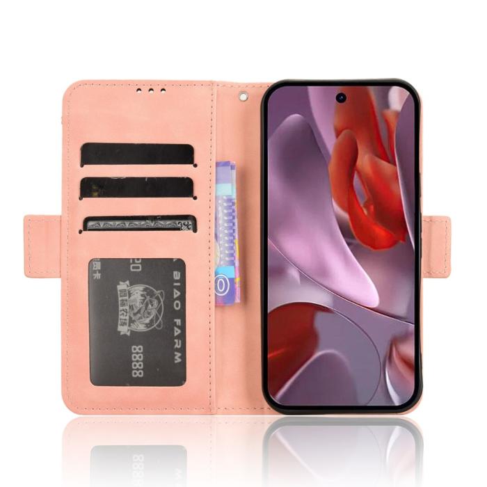 Bild 3,  Google Pixel 9a Fodral Med Avtagbart Kortfodral Rosa - Teknikhallen.se