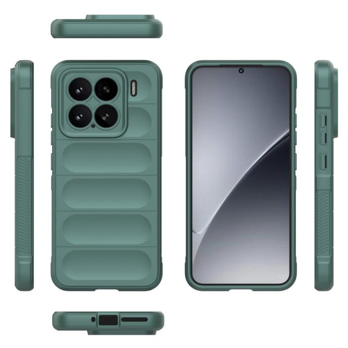 Bild 5,  Xiaomi 15 Skal Magic Shield Grön - Teknikhallen.se