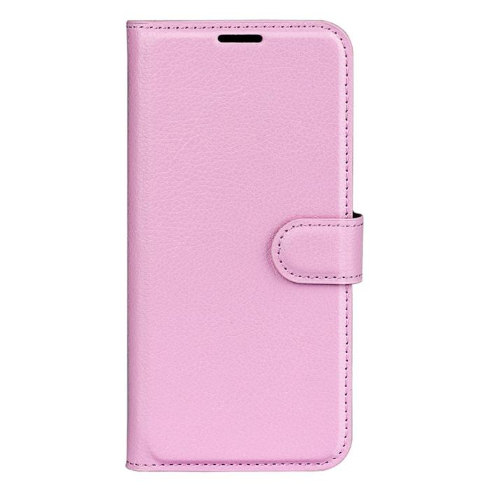Bild 5,  Xiaomi 15 Fodral Litchi Läder Ljus Rosa - Teknikhallen.se