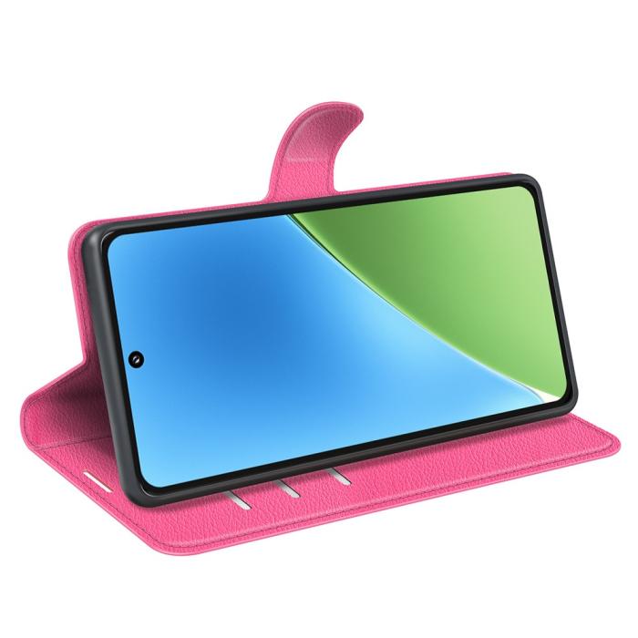 Bild 3,  Xiaomi 15 Fodral Litchi Läder Rosa - Teknikhallen.se