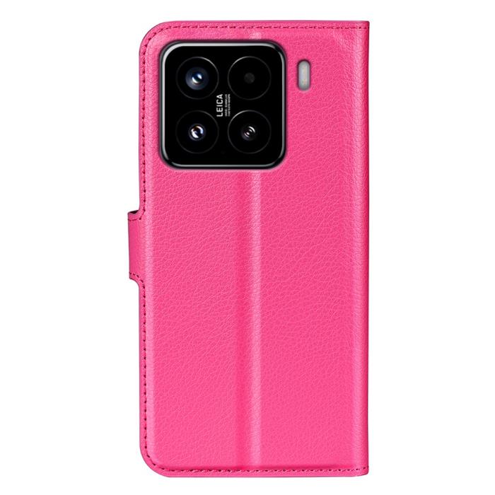 Bild 6,  Xiaomi 15 Fodral Litchi Läder Rosa - Teknikhallen.se