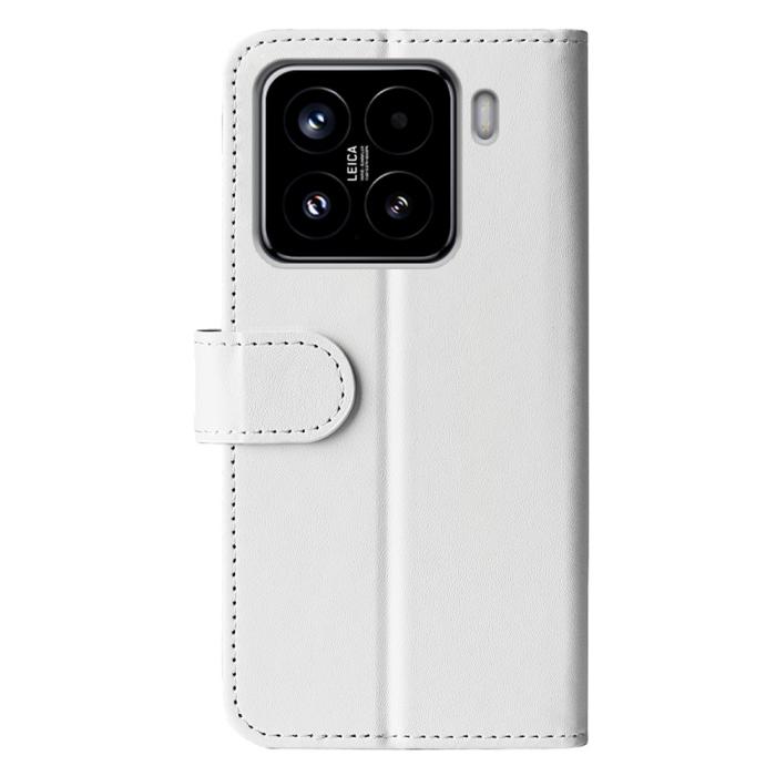 Bild 6,  Xiaomi 15 Fodral Crazy Horse Läder Vit - Teknikhallen.se