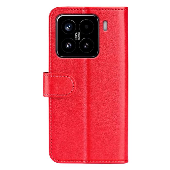 Bild 6,  Xiaomi 15 Fodral Crazy Horse Läder Röd - Teknikhallen.se
