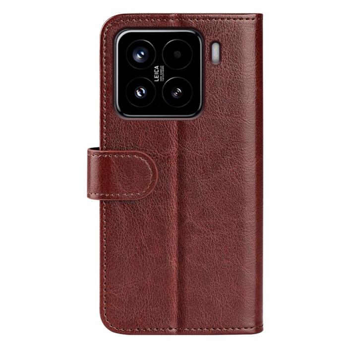 Bild 6,  Xiaomi 15 Fodral Crazy Horse Läder Brun - Teknikhallen.se