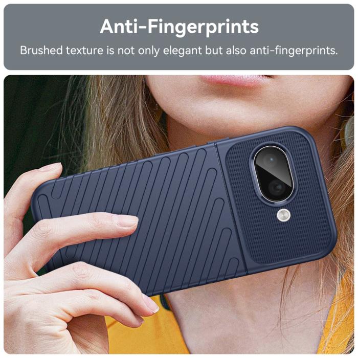 Bild 6,  Google Pixel 9a Skal Twill Textur Blå - Teknikhallen.se