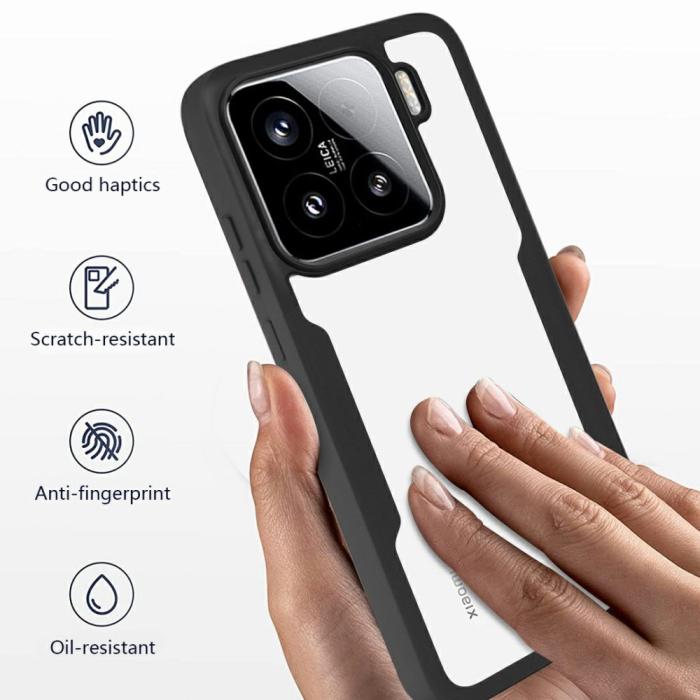 Bild 6,  Xiaomi 15 Skal 360° Hybrid Defense Svart - Teknikhallen.se