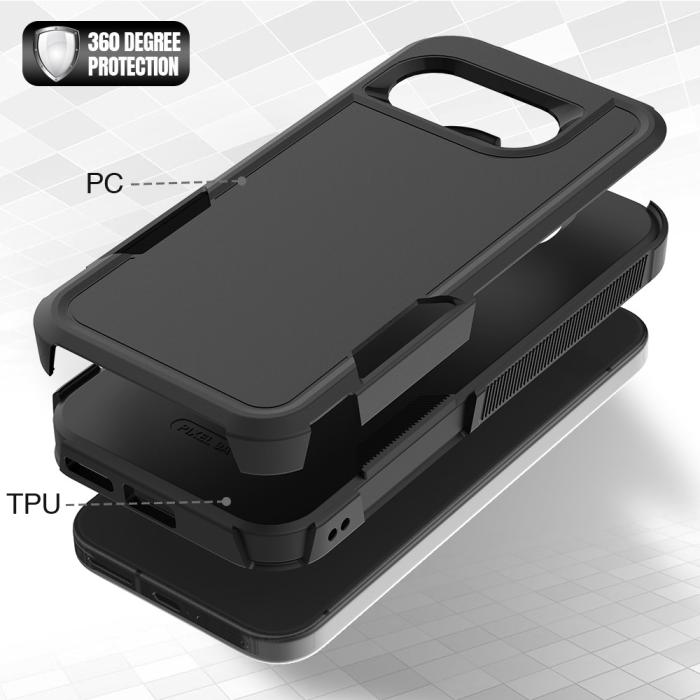 Bild 2,  Google Pixel 9a Skal Extreme Shockproof Hybrid Svart - Teknikhallen.se