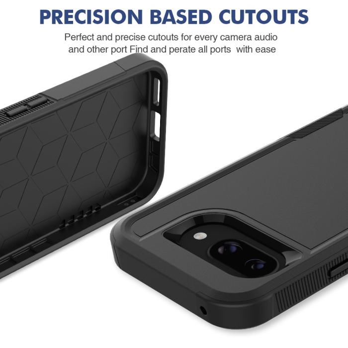 Bild 4,  Google Pixel 9a Skal Extreme Shockproof Hybrid Svart - Teknikhallen.se
