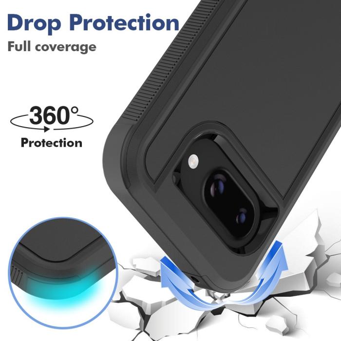 Bild 5,  Google Pixel 9a Skal Extreme Shockproof Hybrid Svart - Teknikhallen.se