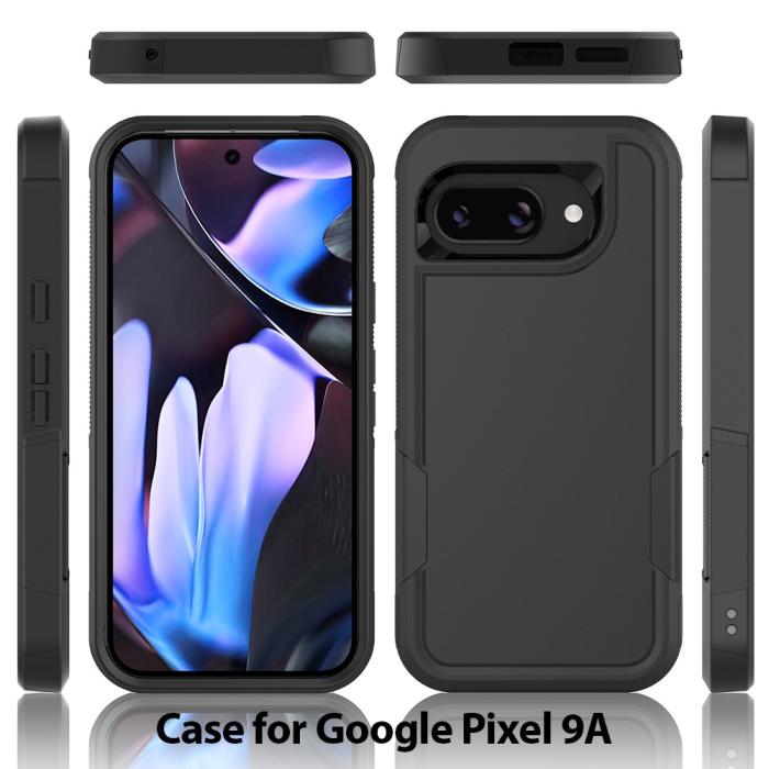 Bild 6,  Google Pixel 9a Skal Extreme Shockproof Hybrid Svart - Teknikhallen.se